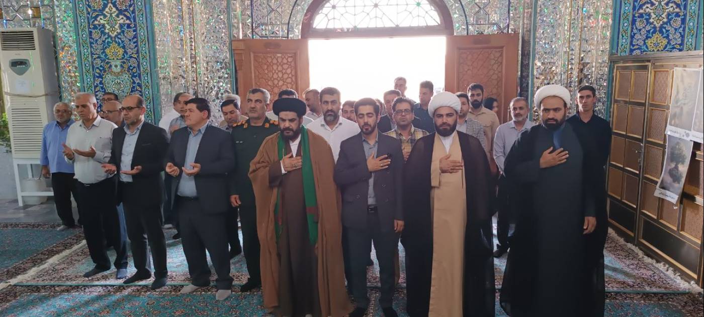 آیین مفروش‌کردن و غبارروبی آستان مقدس امامزاده سیدحسن(ع) مهران برگزار شد