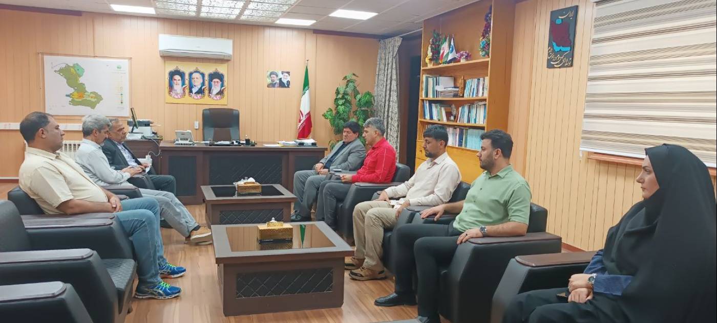 دیدار رییس اداره ورزش و جوانان مهران با فرماندار شهرستان 