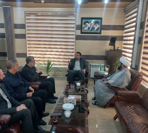 دیدار امام جمعه و مسئولان تعزیرات با فراندار