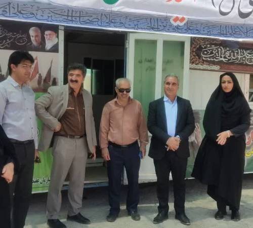 بازدید میدانی فرماندار شهرستان ایوان از ایستگاه موقت پلیس در مسیر اربعین