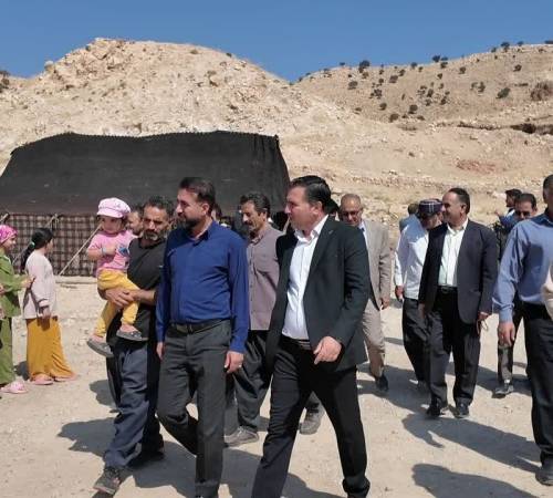  به پیشنهاد فرماندار هلیلان میز خدمت مدیران در بین عشایر شهرستان برگزار شد