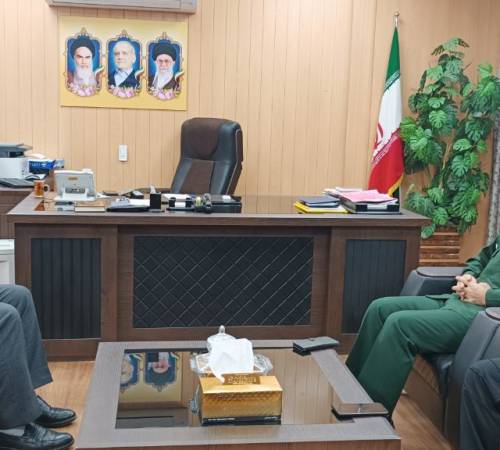 دیدار مدیرکل بنیاد حفظ آثار و نشر ارزش‌های دفاع مقدس با فرماندار شهرستان مهران
