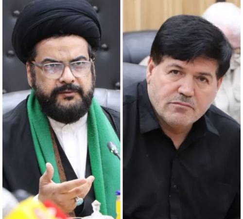 پیام مشترک حجت‌الاسلام والمسلمین سید عبدالله امینی، امام جمعه، و حیدر نعمتی، فرماندار شهرستان مهران در خصوص دعوت مردم در مراسم چهلمین روز تدفین قائد شهید امت حضرت آیت الله العظمی امام خامنه ای(رضوان الله تعالی علیه)