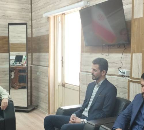 دیدار رئیس بنیاد علوی استان با فرماندار شهرستان